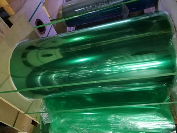 Pengilang Pembekal Harga China Green Pet Mylar Polyester Sheet Film Roll