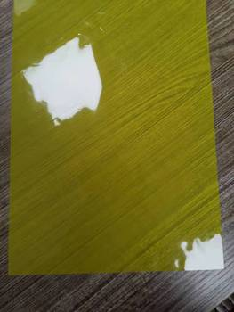 MOQ1 China Yellow Color Mylar Sheet Pet/Pe Filem Suhu Tinggi